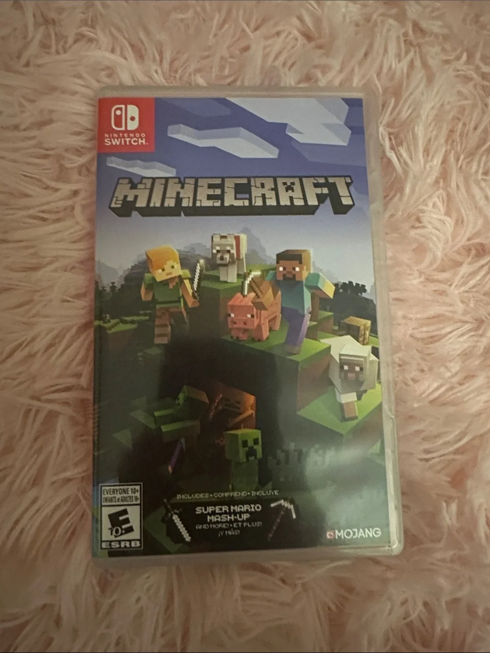 Nintendo Minecraft Switch Game - Blue Cover Art